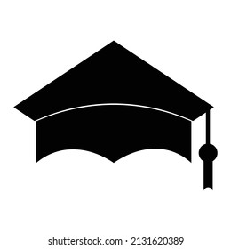 hat for the university vector icon 10 eps , Lorem ipsum Flat design.