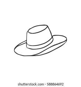 hat vector doodle illustration