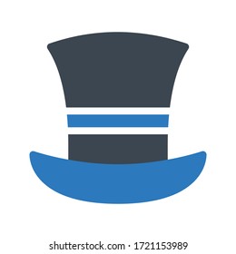 hat  vector glyph color icon 