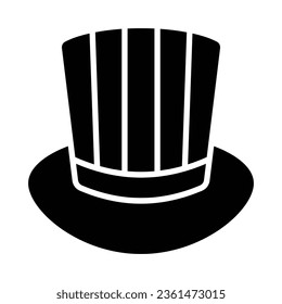 Hat Vector Glyph Icon For Personal And Commercial Use.
