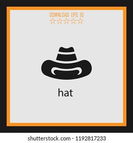 hat  vector icon