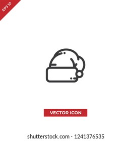 Hat vector icon