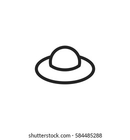 Hat vector icon