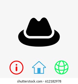 Hat vector icon