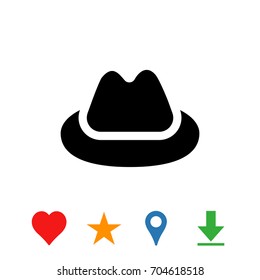 Hat vector icon