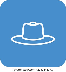 Ilustración de diseño de iconos de los vectores de Hat