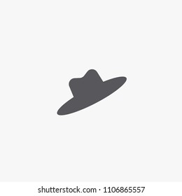 hat vector icon eps10