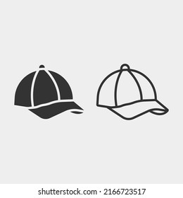 Hat vector icon illustration sign