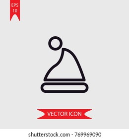 Hat vector icon  illustration symbol
