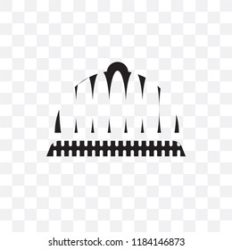 Hat vector icon isolated on transparent background, Hat logo concept