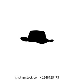 hat vector icon. hat sign on white background. hat icon for web and app