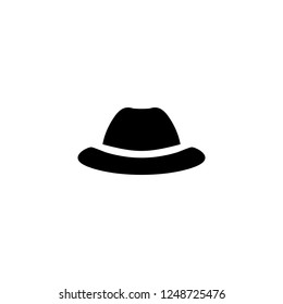 hat vector icon. hat sign on white background. hat icon for web and app