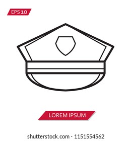 hat vector icon symbol