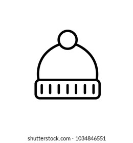 Hat vector icon.Cap symbol. Modern illustration for web and mobile apps design