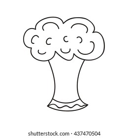 Hat. Vector illustration.