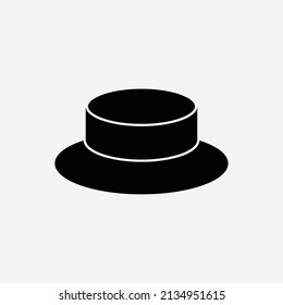 
Hat Vector Illustration Isolated on White Background