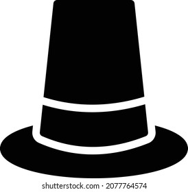 hat Vector illustration on a transparent background. Premium quality symbols. Glyphs  vector icon for concept and graphic design.