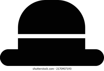 HAt Vector illustration on a transparent background.Premium quality symbols.Glyphs vector icon for concept and graphic design.