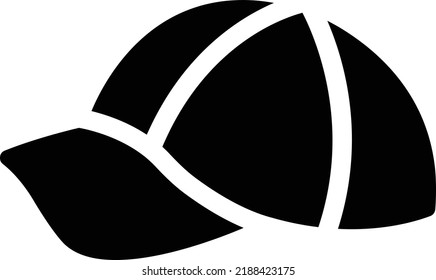 Ilustración de Hat Vector en un fondo transparente.Símbolos de calidad premium.Icono vectorial de glifos para concepto y diseño gráfico.
