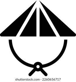hat Vector illustration on a transparent background. Premium quality symmbols. Glyphs vector icons for concept and graphic design. 

