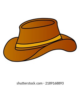 hat vector illustration,isolated on white background,top view