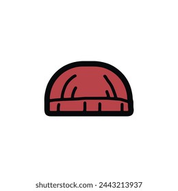 hat vector image and background texture