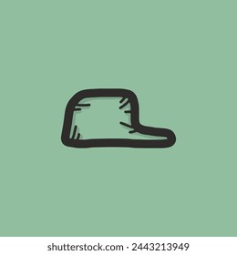 hat vector image and background texture