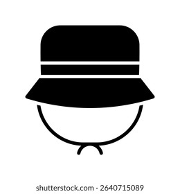 Hat Vector for Sun Protection in Outdoor Adventures. Adventure cap illustration, hiking gear concept, travel accessory