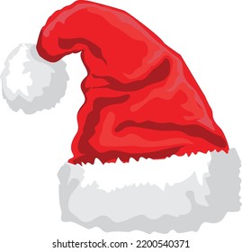 The hat, which has the characteristics of Santa Claus, is an integral part of it.