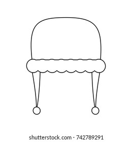 hat winter clothing icon image 