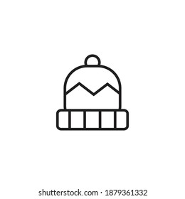 Dieses Wintersymbol, Vektorgrafik auf weißem Hintergrund.