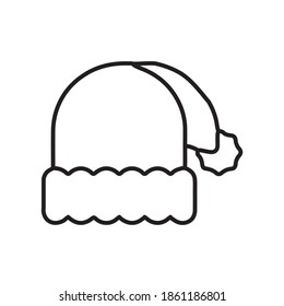 Hat for Winter Season line icon