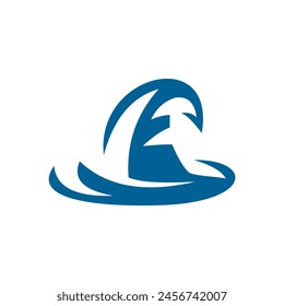 hat of Witch logo design icon