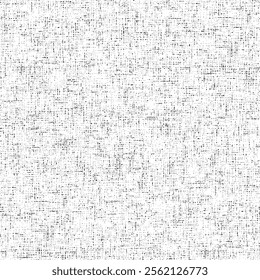 Hatch cross seamless pattern. Texture crosshatch. Weave fabric. Woven patern. Line brush strokes. Black linen on white background. Effect overlay. Wicker fiber. Simple sackcloth. Vector illustration