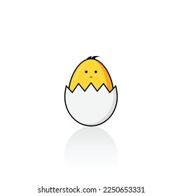 Hatch egg logo vector graphics