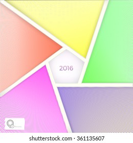 Hatch Raster Textured Pentagram Style Surface for Your Flat & Minimal Text Box