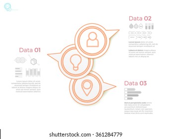 Hatch Raster Textured Red Pin Arrows for Your Flat & Minimal Text Box