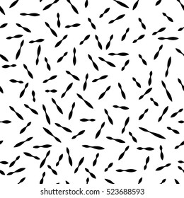 Hatch seamless pattern. Fashion graphic background design. Modern stylish abstract texture. Monochrome template for prints, textiles, wrapping, wallpaper, website. Vector illustration.