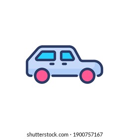hatchback icon in vector. Logotype