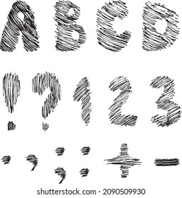 Letras, números y signos de odio