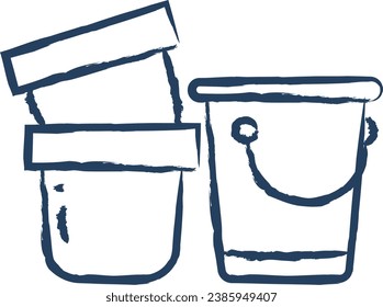 hatchet hand drawn vector illustration