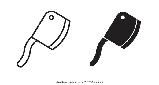 Ilustração ícone de Hatchet, vetor de linha fina, sinal de design da web,