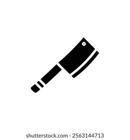 Hatchet icon Isolated flat vector in outline