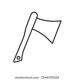 Hatchet icon. isolated vector icon.