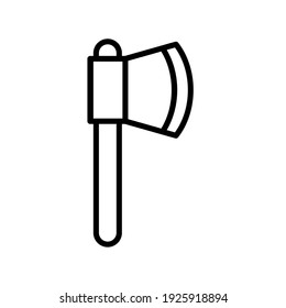 Hatchet icon on white background. Perfect use for web, pattern, design, icon, ui, ux, etc.