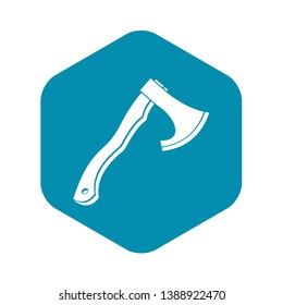 Hatchet icon. Simple illustration of hatchet vector icon for web