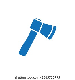 Hatchet icon Thin line illustration set