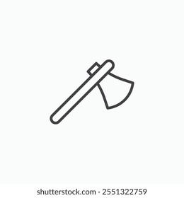 Hatchet icon vector illustration. EPS10