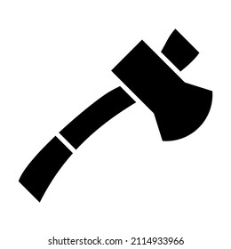 Imagen vectorial de icono de Hatchet. También se puede usar para aplicaciones web, aplicaciones móviles y medios impresos.