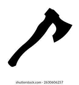 Silhueta de machado - ilustração vetorial